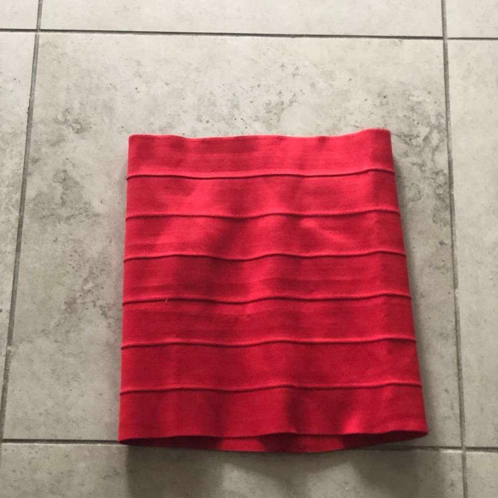 Red bandage Skirt